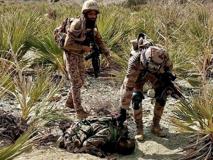 Militares del Ejército de Pakistán en Baluchistán (archivo)