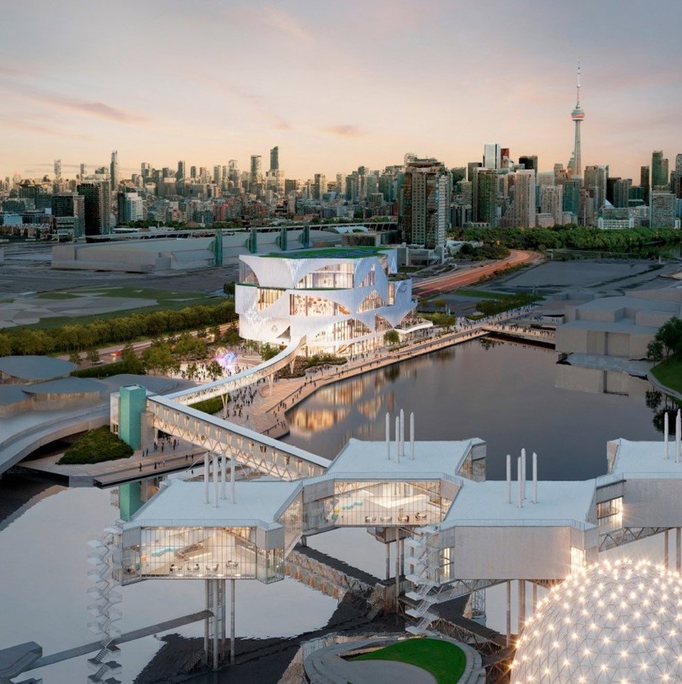 Imagen del proyecto del nuevo Museo de Ciencias de Ontario (Canada)
