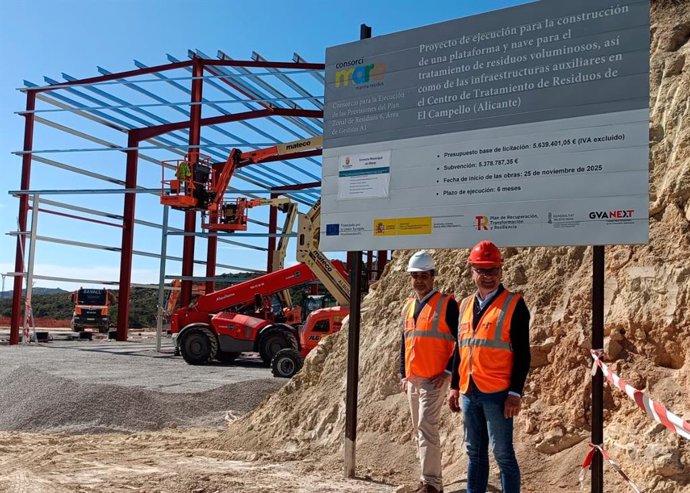 El Consorci Mare preveu finalitzar al maig les obres de la futura planta de tractament de voluminosos