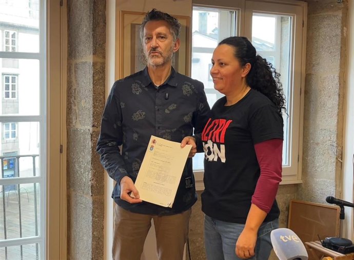 Rueda de prensa de Adega sobre fallo del TSXG que ordena que la Xunta debe manter la "protección" ambiental a una zona afectada por Altri, a 27 de febrero de 2026.