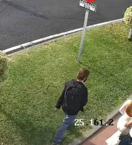 Mochila localizada en la búsqueda de Airam