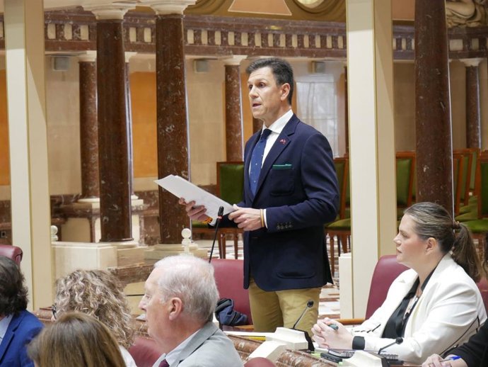 El diputado regional del PP Alfonso Fernando Cerón en la Asamblea Regional