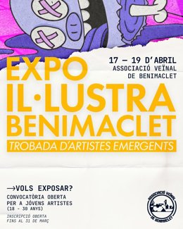 Benimaclet, en la ciudad de València, acoge 'Expo il·lustra Benimaclet', una exposición de jóvenes artistas emergentes.
