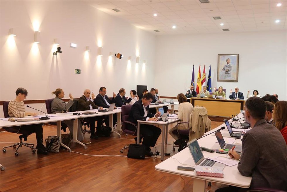 Pleno en el Ayuntamiento de Guadalajara.