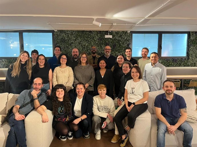 Los participantes en el curso.