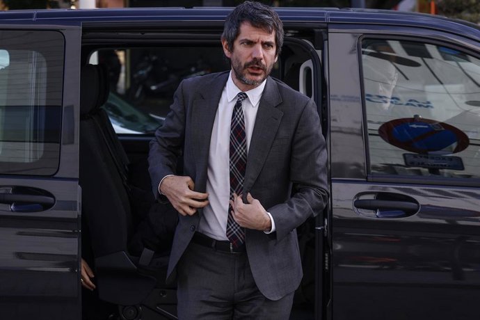 El ministro de Cultura, Ernest Urtasun, durante la presentación del XXXVII Congreso de Librerías València 2026, a 5 de febrero de 2026, en Valencia, Comunidad Valenciana (España).