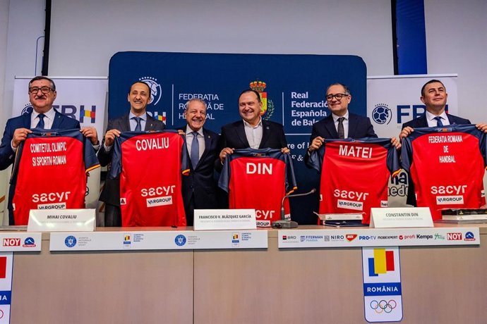 Las Federaciones de Balonmano de España y Rumanía firman un convenio de colaboración.