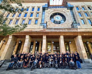 Recepción al BSR Amiab por la Copa del Rey.