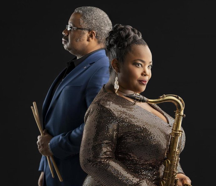 La saxofonista Camille Thurman