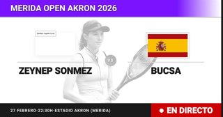 Zeynep Sonmez - Cristina Bucsa: resumen y estadísticas del partido de Cuartos de final de Merida Open Akron