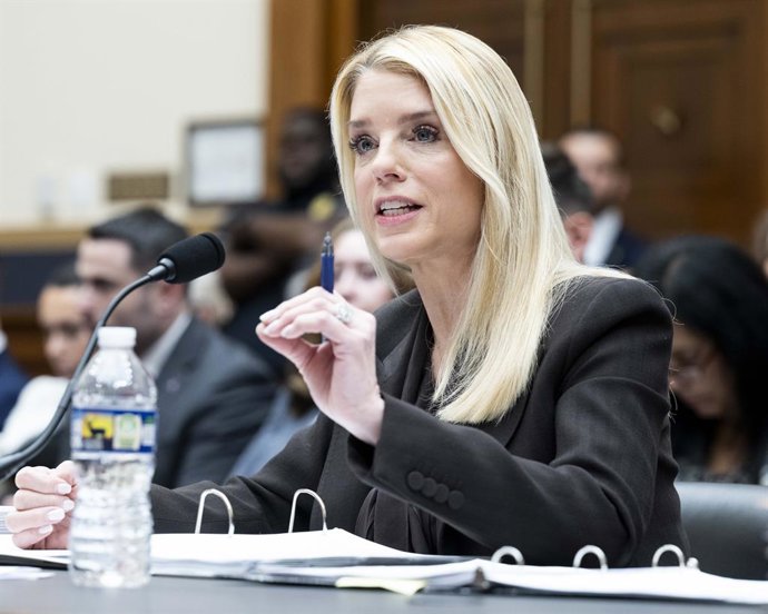 February 11, 2026, Washington, District Of Columbia, USA: U.S. Attorney General PAM BONDI speaking at a hearing of the House Judiciary Committee at the U.S. Capitol in Washington, DC.