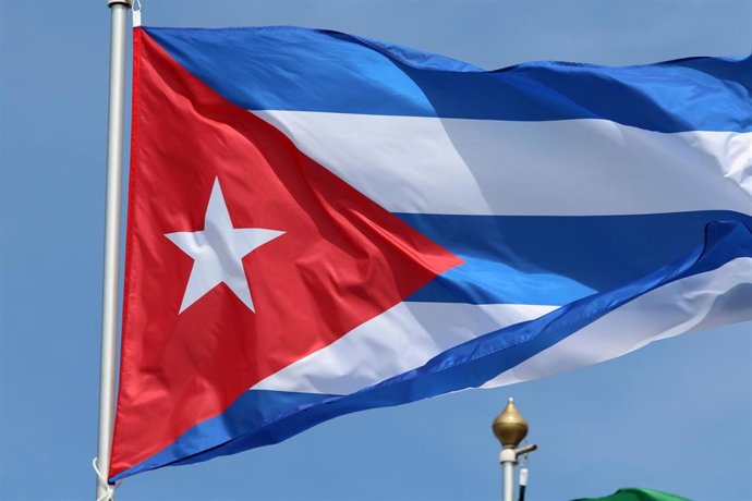 Archivo - Bandera de Cuba.