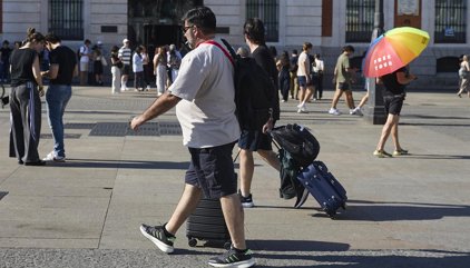 Casi el 80% de los hoteles de Madrid cuelgan ya un 'no hay vacantes' para un junio marcado por el Papa y Bad Bunny