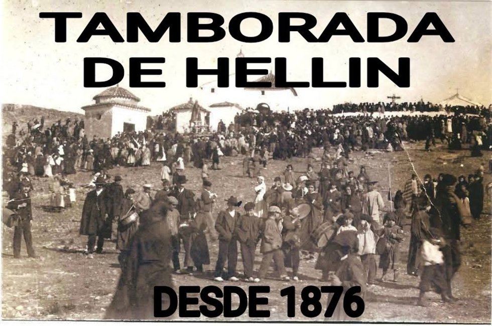 Cartel sobre los 150 años de la tamborada de Hellín.
