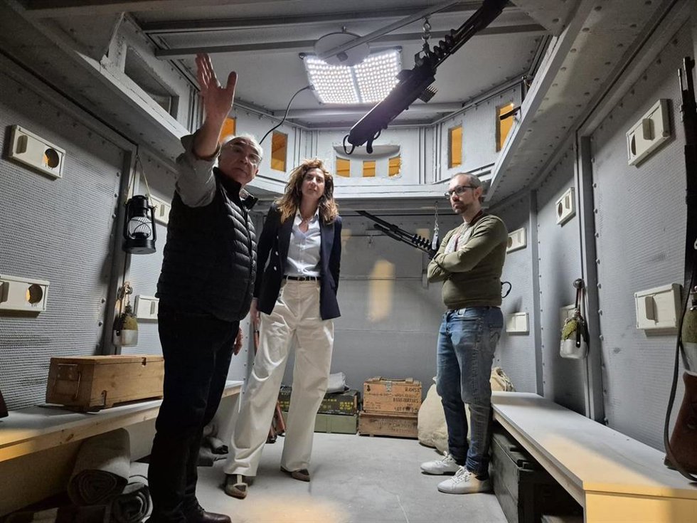 La Alcaldesa, Patricia Fernández, Ha Visitado El Set De Rodaje Y Ha Mostrado Su Apoyo Al Equipo Técnico