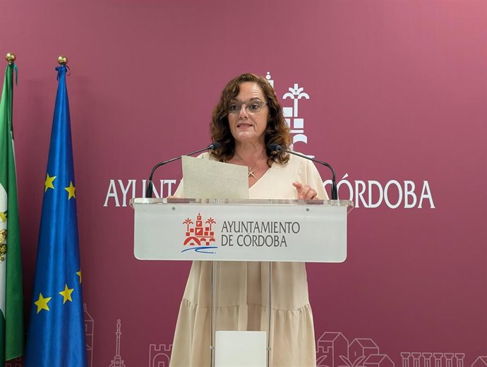 La edil del PSOE de Córdoba Isabel Bernal en imagen de archivo.
