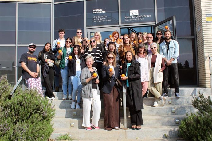 Personal técnico de juventud de Letonia visitan el GDR Valle del Guadalhorce para intercambiar modelos de trabajo