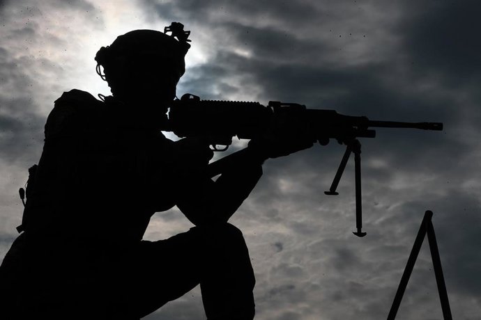 Archivo - Imagen de archivo de un militar iraquí 