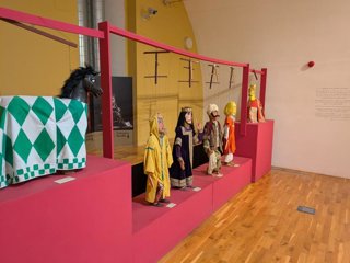 Grupo de marionetas Retablo del Maese Pedro.