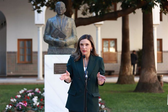 Archivo - La portavoz parlamentaria del PSOE-A, María Márquez, en una imagen de archivo.