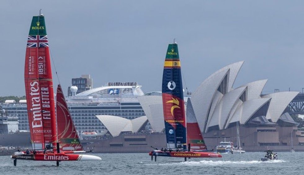 El equipo español de SailGP en el Gran Premio de Sídney