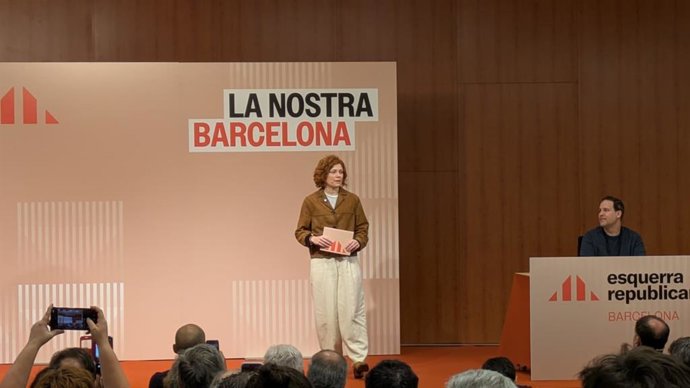 La candidata de ERC a la alcaldía de Barcelona Elisenda Alamany