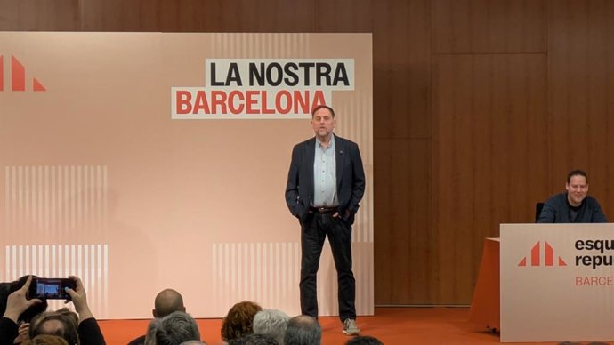 El president d'ERC, Oriol Junqueras