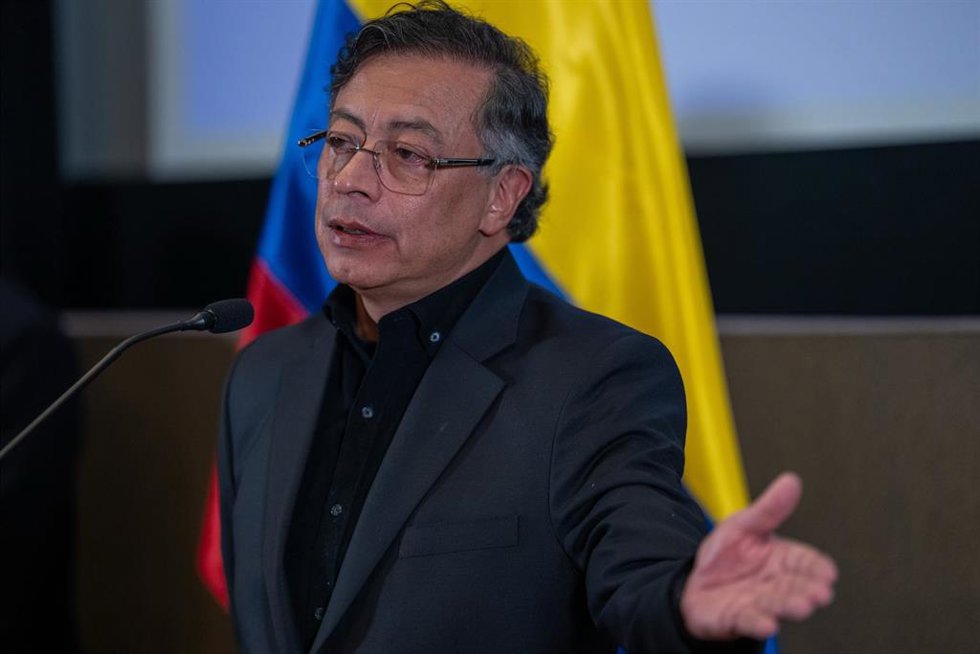 El presidente de Colombia, Gustavo Petro