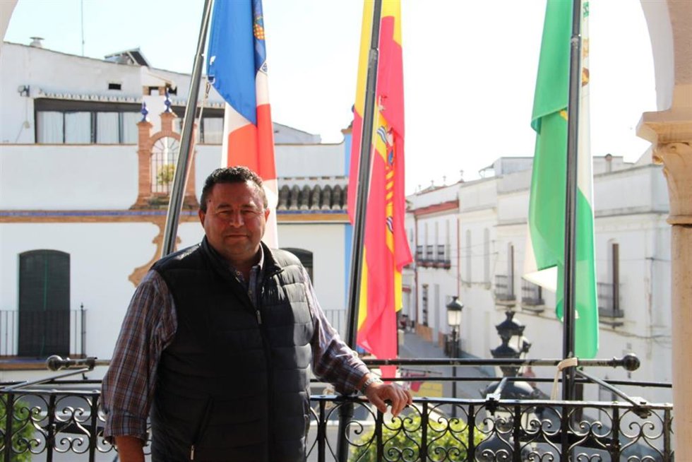 El portavoz de Vox en el Ayuntamiento de Almonte (Huelva), José Joaquín de la Torre, en imagen de archivo.