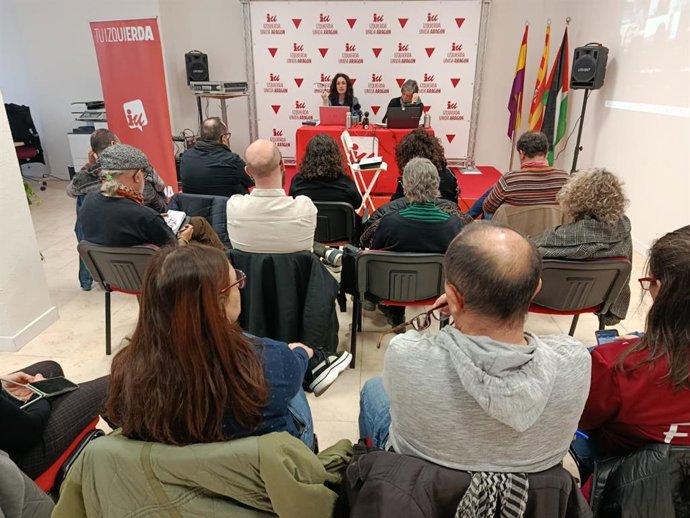 Reunión de la Coordinadora autonómica  de IU Aragón este sábado.