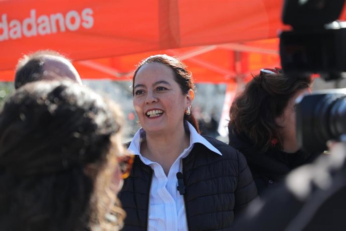 La candidata de Ciudadanos a las Cortes por Valladolid, Mitzin Mariana Trápaga