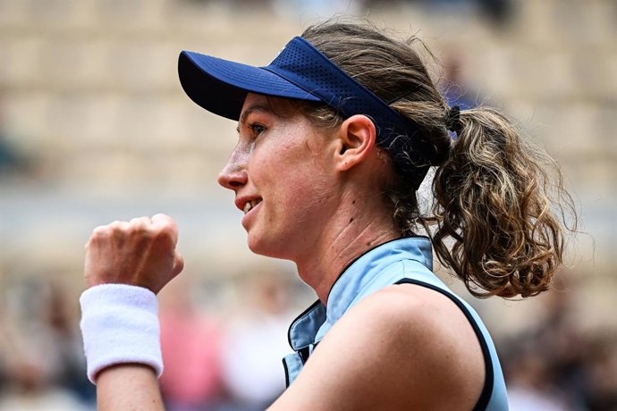 Archivo - Cristina BUCSA of Spain celebrates his point during the third day of the Roland-Garros 2025, French Open, Grand Slam tennis tournament on 27 May 2025 at Roland-Garros stadium in Paris, France - Photo Matthieu Mirville / DPPI