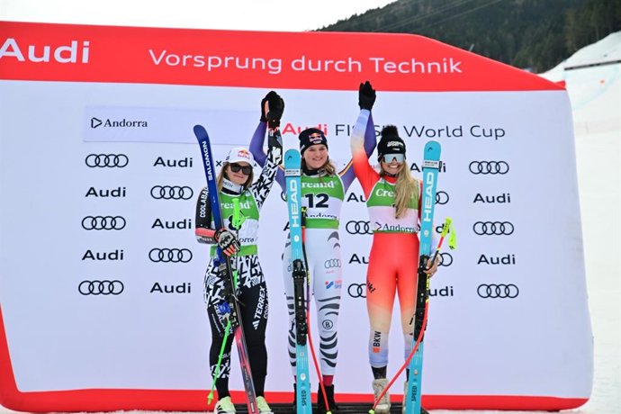 Emma Aicher gana el supergigante del Àliga y se coloca tercera en la clasificación