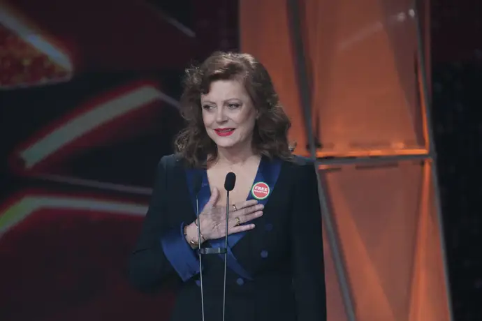 Susan Sarandon recoge el Goya internacional en la 40ª edición de los Premios Goya