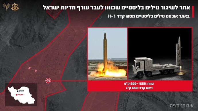 Anúncio de uma nova onda de bombardeios de Israel no Irã.