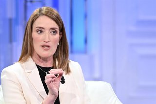 Archivo - La presidenta del Parlamento Europeo, Roberta Metsola