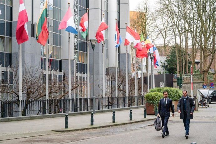 El lehendakari, Imanol Pradales, en Bruselas.
