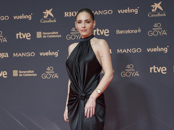 Archivo - Andrea Duro en la alfombra roja de la Gala de los Premios Goya. 28 de febrero de 2026. Europa Press
