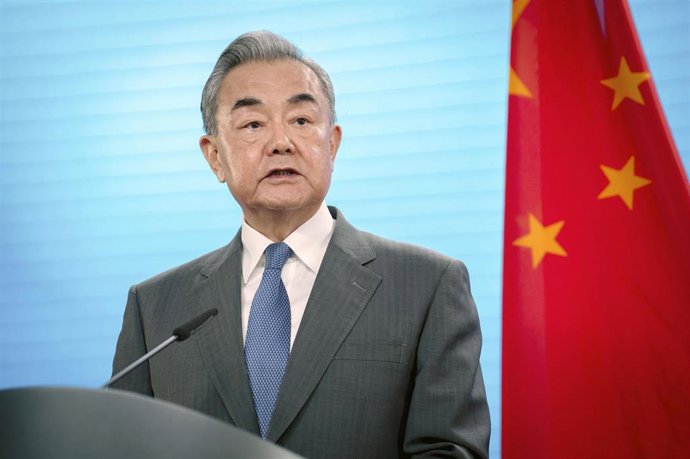 Archivo - El ministro de Asuntos Exteriores chino, Wang Yi