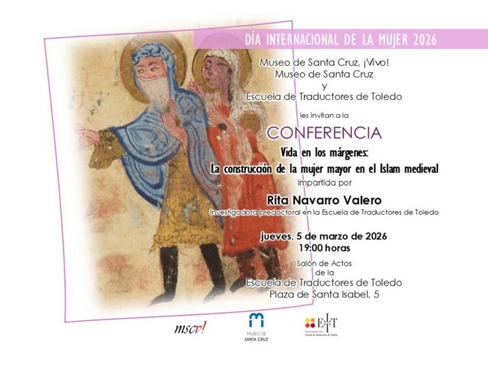 Cartel de la jornada organizada con motivo del 8M.