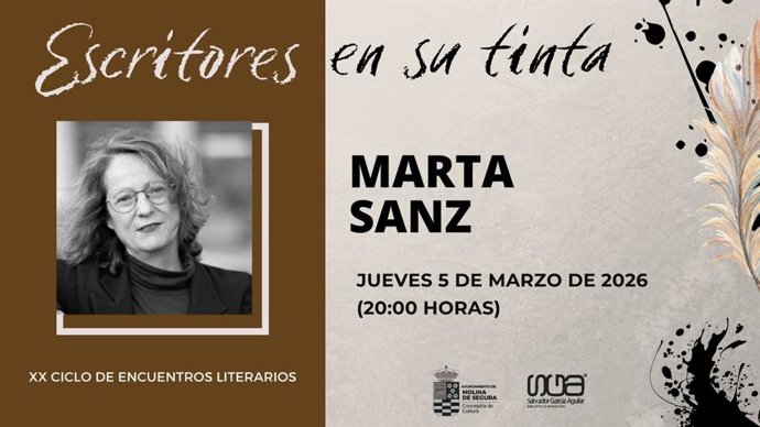 Cartel de Marta Sanz en 'Escritores en su Tinta'