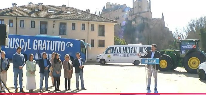 Mañueco en Segovia.