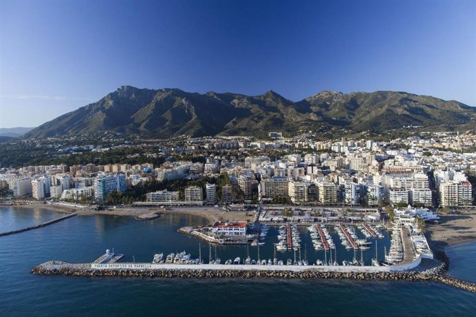 Vista panorámica de Marbella.