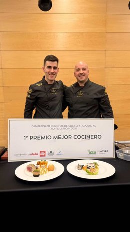 Cristian Solana e Igor González se proclaman campeones de La Rioja  de cocina y repostería