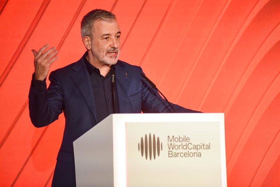 El alcalde de Barcelona, Jaume Collboni, en el Mobile Lunch 2026 organizado por Mobile World Capital (MWCapital) Barcelona, como previa del Mobile World Congress (MWC)