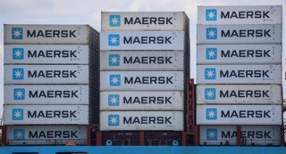 Archivo - Arxivo - Contenidors Maersk en un port d'Alemanya 