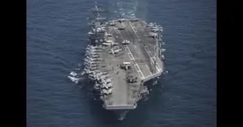 La Guardia Revolucionaria lanza cuatro misiles contra el portaaeronaves estadounidense 'Abraham Lincoln'