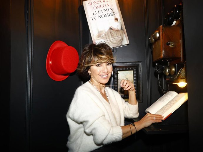 Archivo - Sonsoles Ónega en el almuerzo de presentación de su novela 'Llevará tu nombre'. Europa Press