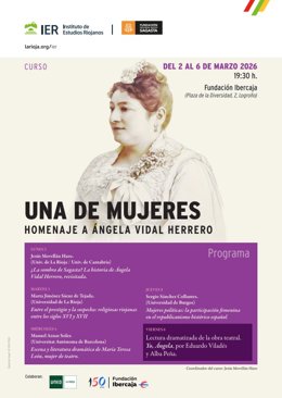 Cartel ciclo 'Una de mujeres. La mujer en la historia'