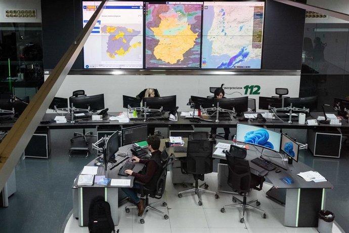 Interior del Centro de Urgencias y de Emergencias 112 de Extremadura 'Cabo 1º Alberto Guisado Majano'